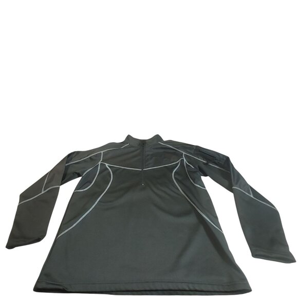 HQ Issue Tactical Performance Pullover Shirt XL Black Long Sleeve Spandex Blend - Picture 5 of 15